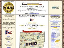 Tablet Screenshot of ohiogenealogyexpress.com